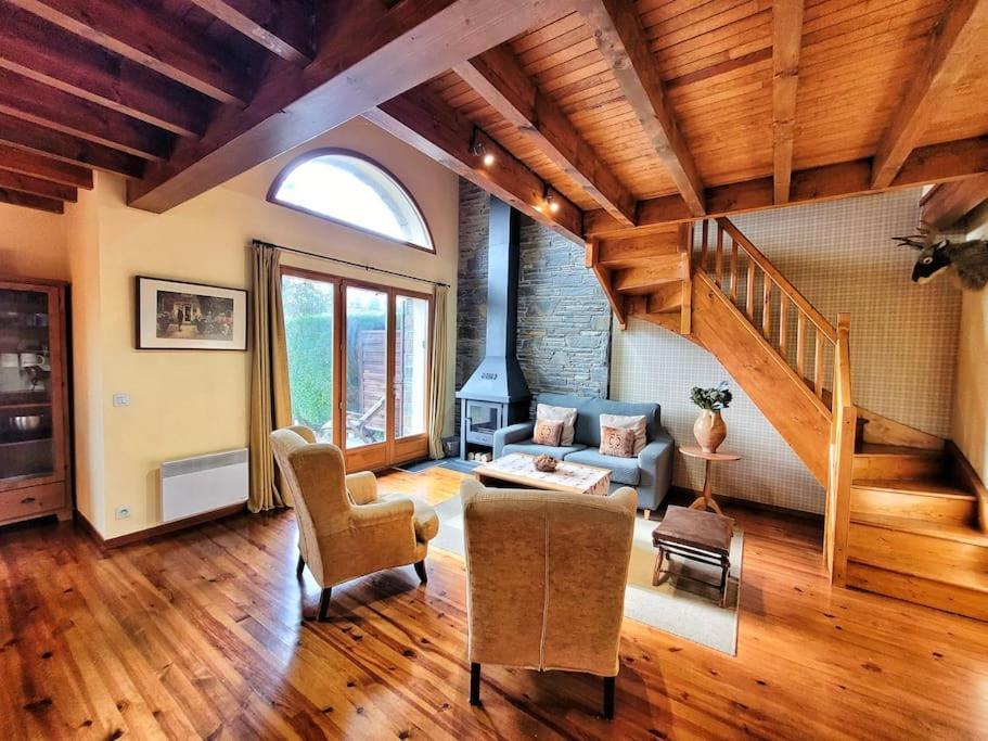 Apartmán Le Nid Du Bouvreuil Angoustrine Exteriér fotografie